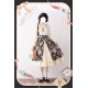 Miss Point Cat Rose Tea Open Front Daily Skirt(Reservation/Full Payment Without Shipping)